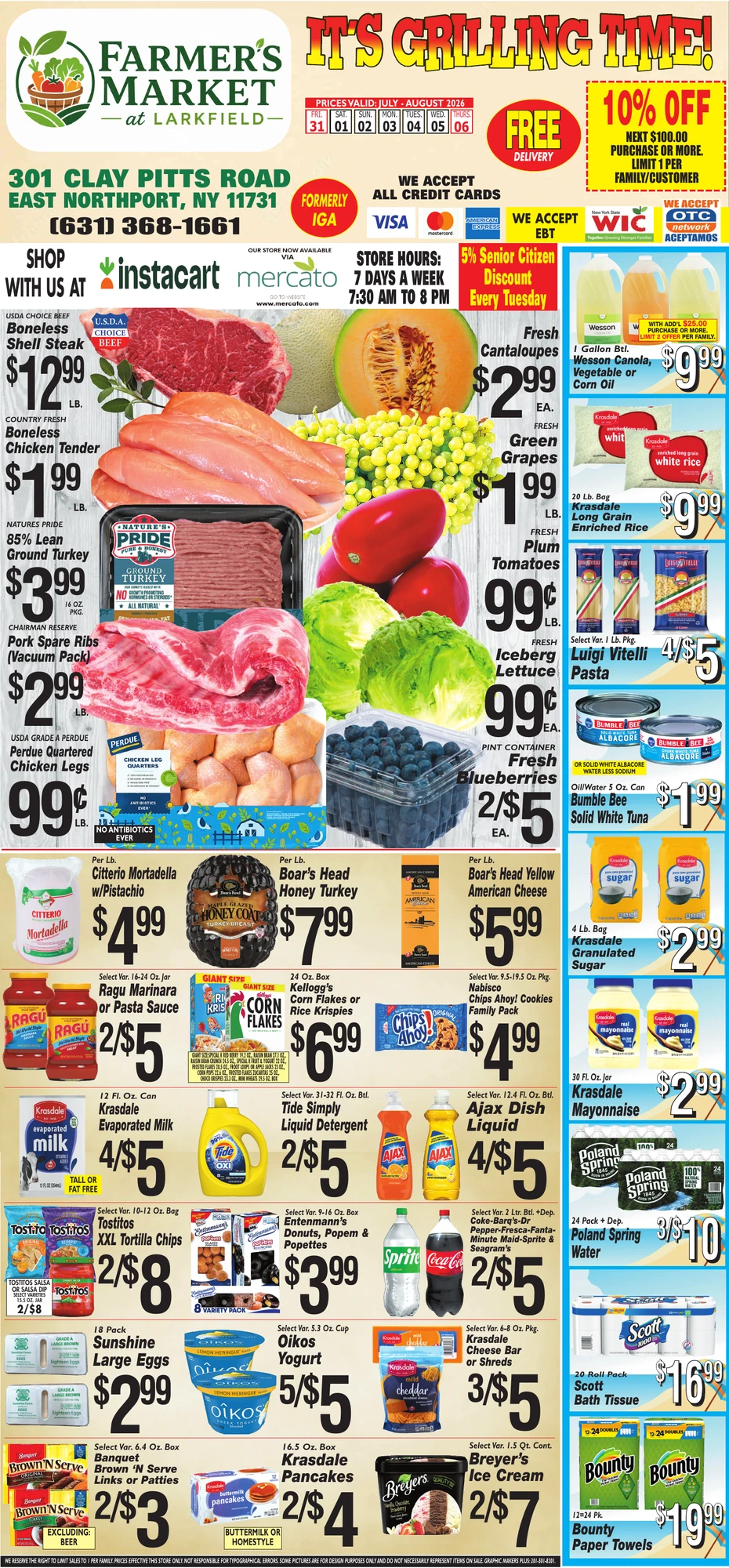Weekly circular page 1