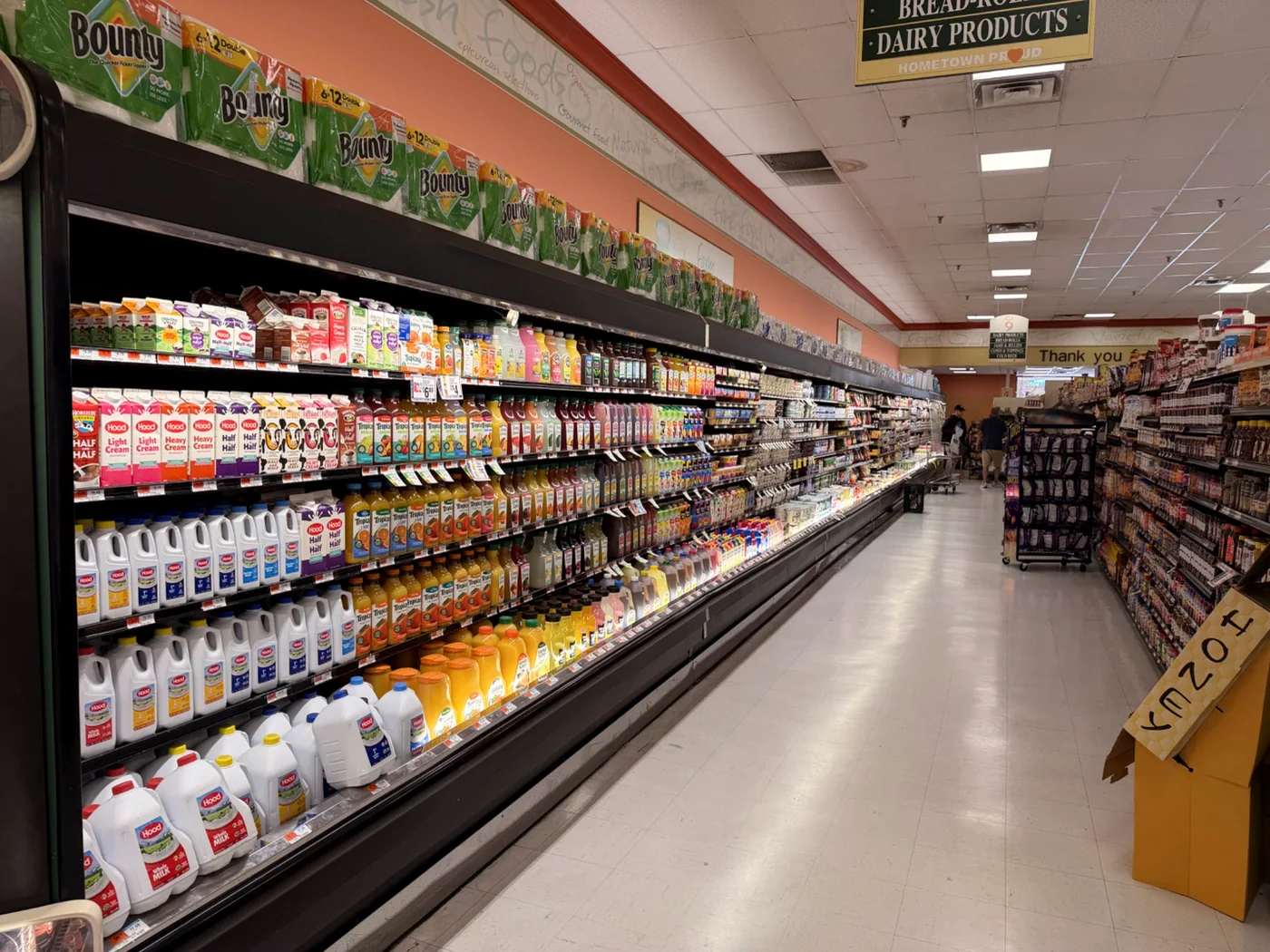 Dairy aisle